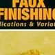 Vintage Fabulous Faux Finishing VHS: Decorating How-To | Best Final Touch: Elevate Your Projects with Professional Finishing