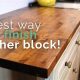 Ultimate Guide: Best Way to Finish Butcher Block Countertops Guide | Best Final Touch: Elevate Your Projects with Professional Finishing