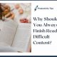 Unlock Intellect: Why Always Finish Difficult Content? | Best Final Touch: Elevate Your Projects with Professional Finishing