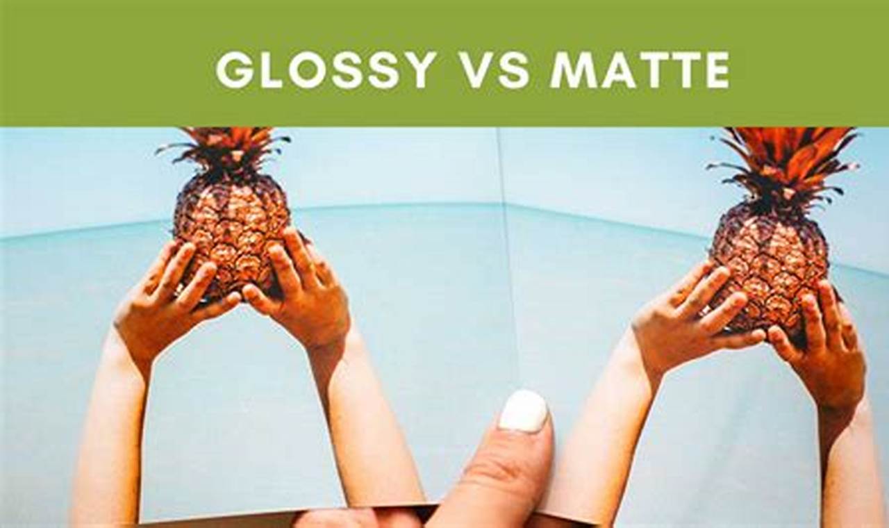 Matte vs Glossy Finish: Which Surface Is Best? Best Final Touch: Elevate Your Projects with Professional Finishing Matte vs Glossy Finish: Which Surface Is Best? | Best Final Touch: Elevate Your Projects with Professional Finishing