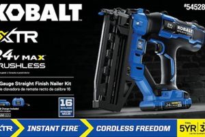 Kobalt 16 Gauge Finish Nailer: Trim Nail Perfection Best Final Touch: Elevate Your Projects with Professional Finishing Kobalt 16 Gauge Finish Nailer: Trim Nail Perfection | Best Final Touch: Elevate Your Projects with Professional Finishing