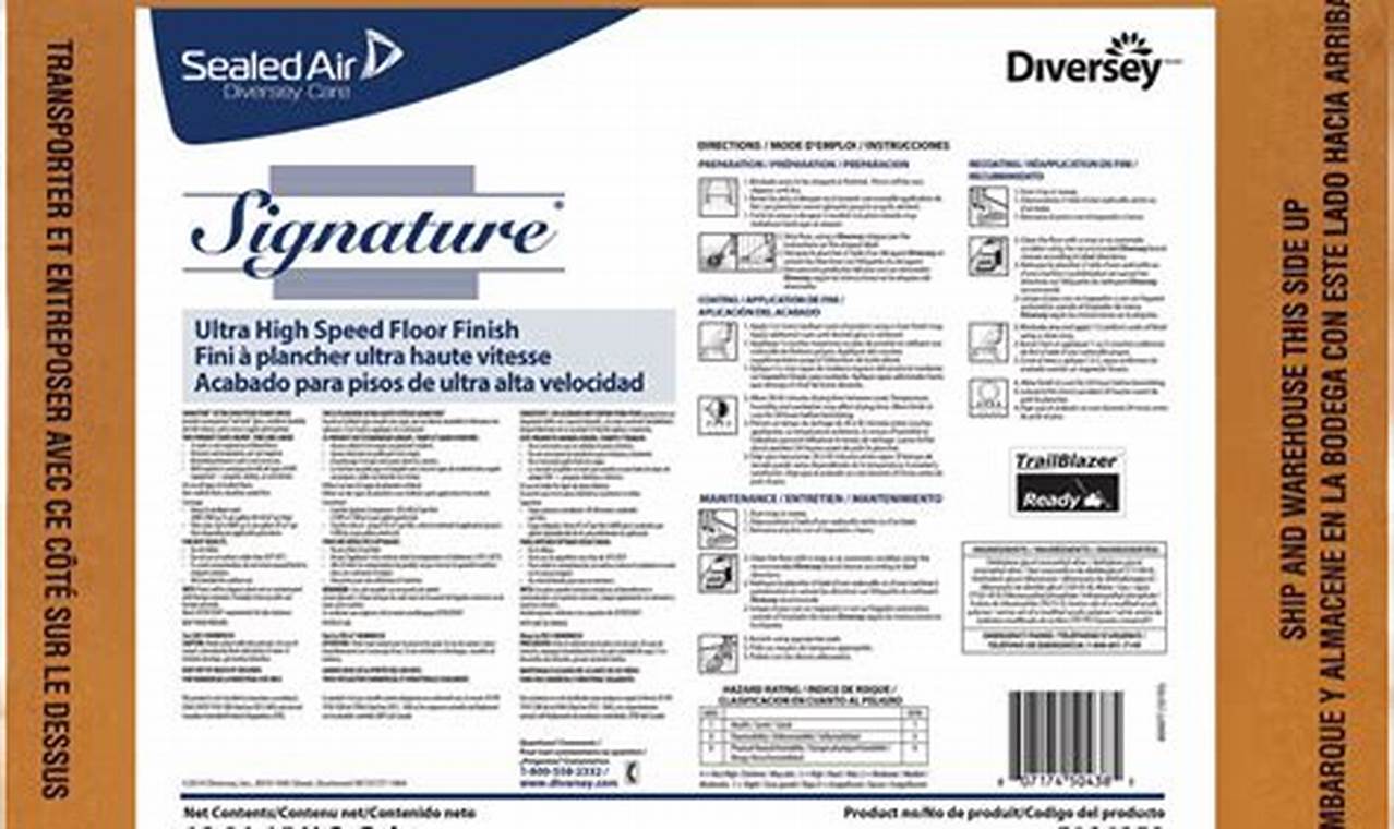 Best Diversey Signature Floor Finish: Shine & Protect! Best Final Touch: Elevate Your Projects with Professional Finishing Best Diversey Signature Floor Finish: Shine & Protect! | Best Final Touch: Elevate Your Projects with Professional Finishing
