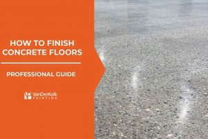 Easy How To Finish Concrete Floors: A Guide | Best Final Touch: Elevate Your Projects with Professional Finishing