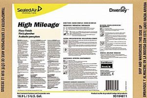 Diversey High Mileage Floor Finish: Protect & Shine Floors Best Final Touch: Elevate Your Projects with Professional Finishing Diversey High Mileage Floor Finish: Protect & Shine Floors | Best Final Touch: Elevate Your Projects with Professional Finishing
