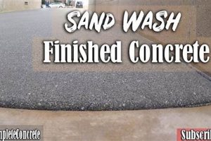 Achieve Concrete Sand Wash Finish: Pros &amp; Techniques | Best Final Touch: Elevate Your Projects with Professional Finishing