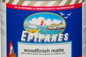 Epifanes Matte Wood Finish: Pro Grade Protection | Best Final Touch: Elevate Your Projects with Professional Finishing