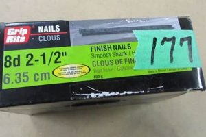 Finishing Strong: 1 1/2" Nails for Perfect Trim | Best Final Touch: Elevate Your Projects with Professional Finishing