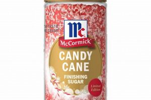 Buy McCormick Candy Cane Sugar: Holiday Finishing Touch | Best Final Touch: Elevate Your Projects with Professional Finishing