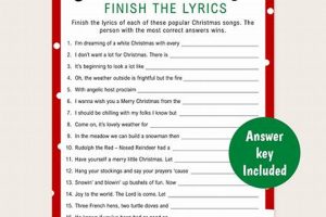 Sing Along: Christmas Finish the Lyrics Game Fun! | Best Final Touch: Elevate Your Projects with Professional Finishing