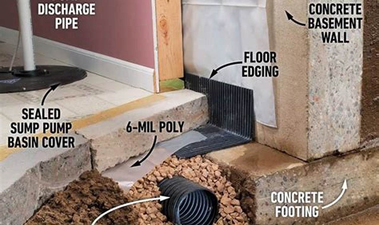 Basement French Drain Installation: Keep Your Finished Basement Dry | Best Final Touch: Elevate Your Projects with Professional Finishing