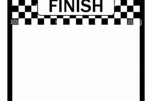 Elevate Events: Finish Line Graphics that Impress | Best Final Touch: Elevate Your Projects with Professional Finishing