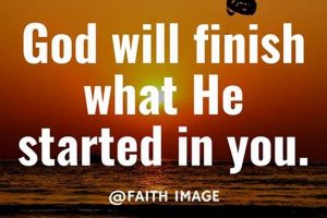 Will God Finish What He Started? Verses of Hope & Trust | Best Final Touch: Elevate Your Projects with Professional Finishing
