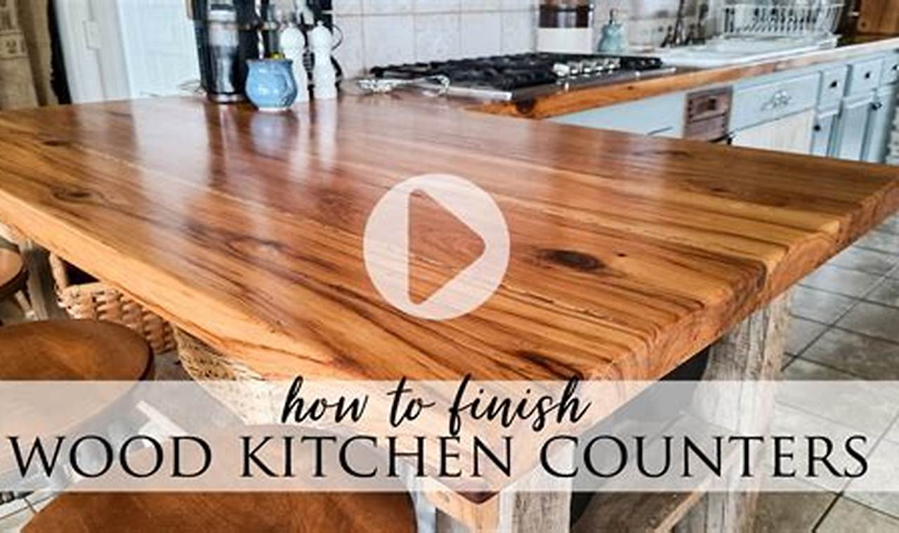 The Ultimate Most Durable Wood Countertop Finish Guide! | Best Final Touch: Elevate Your Projects with Professional Finishing