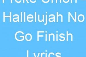 Lyrics Meaning: Hallelujah No Go Finish + Enduring Praise | Best Final Touch: Elevate Your Projects with Professional Finishing