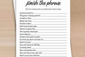 Boost Memory: Finish the Phrase for Seniors - Fun Games! | Best Final Touch: Elevate Your Projects with Professional Finishing