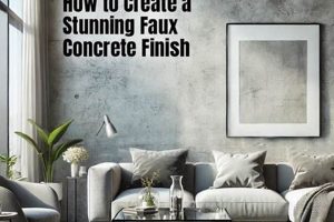 Achieve The Look: Faux Concrete Finish Ideas | Best Final Touch: Elevate Your Projects with Professional Finishing