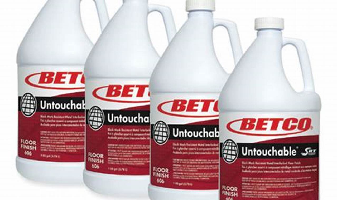 Buy Betco Untouchable Floor Finish: Durable Protection! Best Final Touch: Elevate Your Projects with Professional Finishing Buy Betco Untouchable Floor Finish: Durable Protection! | Best Final Touch: Elevate Your Projects with Professional Finishing