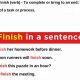 Sentence Starters: Finish the Sentence, Finish Strong! | Best Final Touch: Elevate Your Projects with Professional Finishing