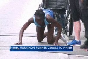 Why Crawling to Finish Line GIF Resonates: Line of Resilience | Best Final Touch: Elevate Your Projects with Professional Finishing