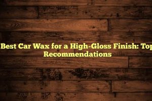 Top-Rated Best Car Wax for Gloss Finish: Shine & Protection | Best Final Touch: Elevate Your Projects with Professional Finishing