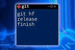 Git HF Release Finish: Mastering the Final Steps | Best Final Touch: Elevate Your Projects with Professional Finishing