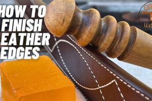 Mastering Leather Edge Finish: Techniques & Tips | Best Final Touch: Elevate Your Projects with Professional Finishing