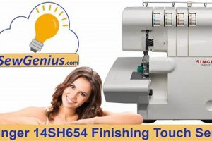 Singer Finishing Touch 14SH654: Edge Perfection Now! | Best Final Touch: Elevate Your Projects with Professional Finishing