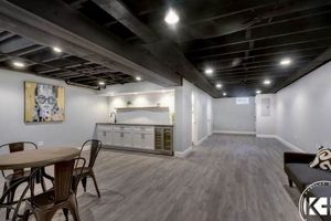 Dark & Stylish: Finished Basement Black Ceiling Ideas | Best Final Touch: Elevate Your Projects with Professional Finishing