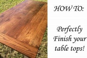 Top Pick: Best Finish for Table Tops - Durable &amp; Beautiful! | Best Final Touch: Elevate Your Projects with Professional Finishing