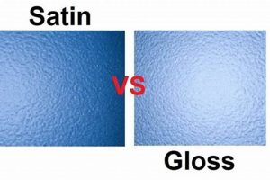 Satin vs Gloss Finish: Choosing the Right Sheen | Best Final Touch: Elevate Your Projects with Professional Finishing