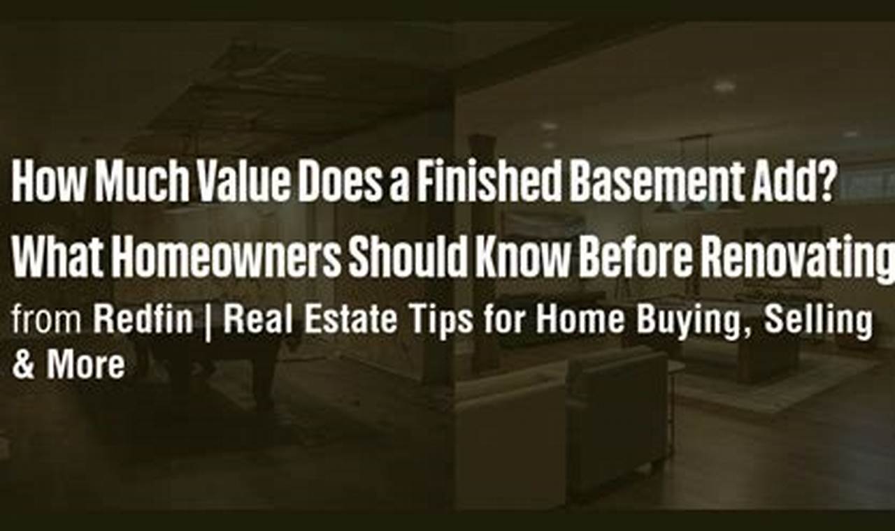 Basement Value: How Much Does a Finished Basement Increase Home Value? ROI Guide | Best Final Touch: Elevate Your Projects with Professional Finishing
